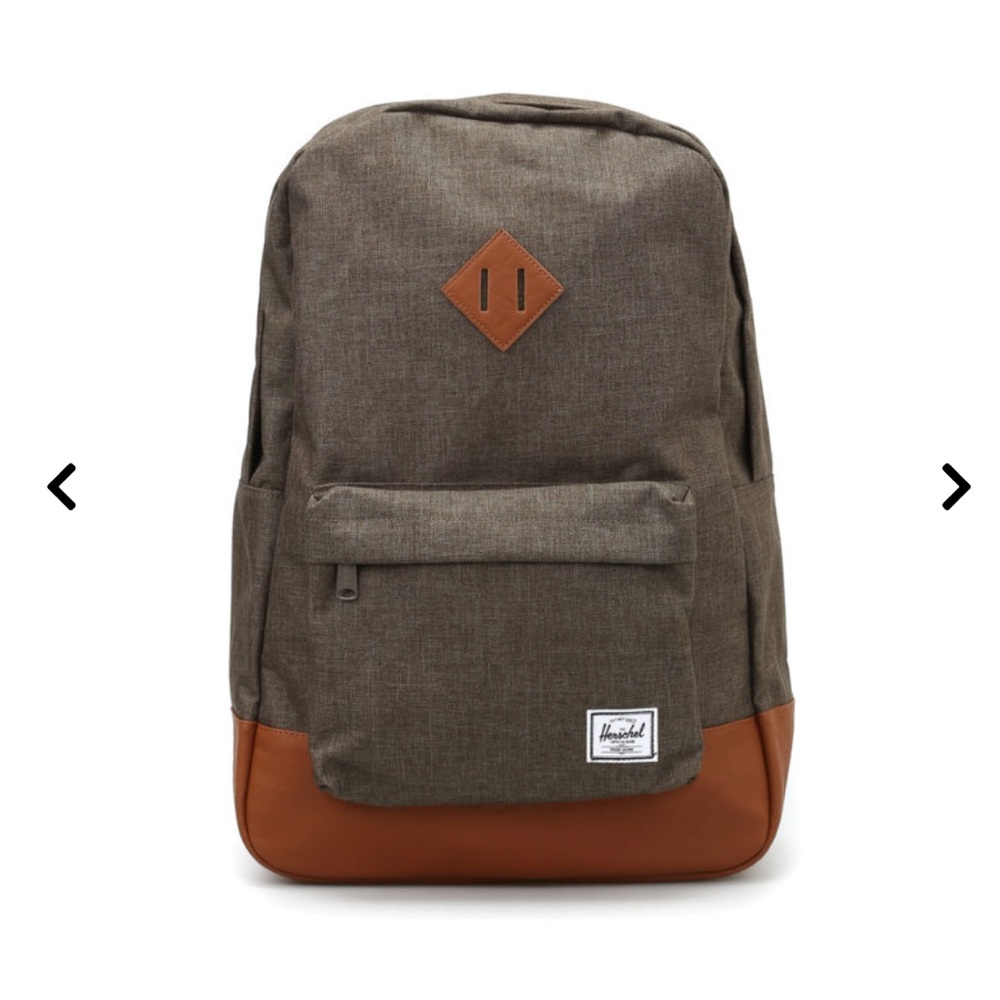 HERSCHEL SUPPLY CO. Heritage Canteen Crosshatch Saddle Brown Full Size Backpack